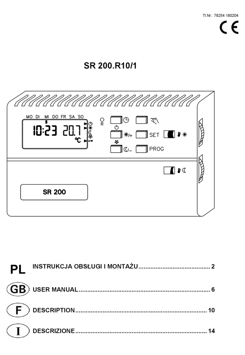 Wolf SR 200.R10/1 user manual