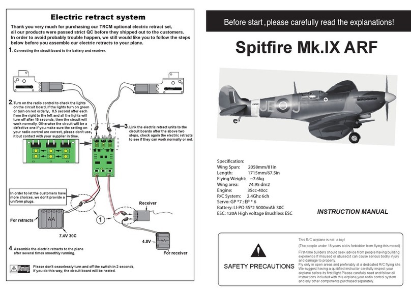 Hangar 9 Spitfire Mk.IX ARF instruction manual
