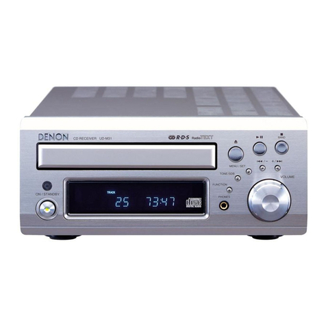 Denon UD-M31 User manual Denon UD-M31 User manual