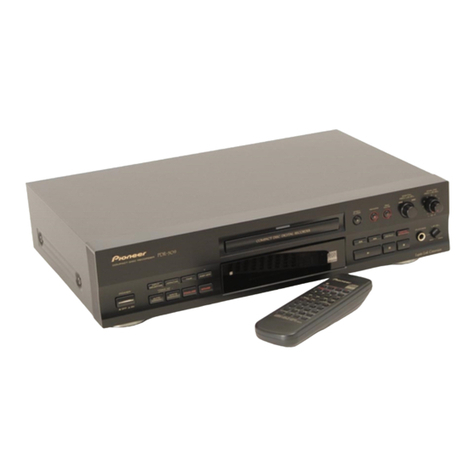 Pioneer PDR-509 User manual Pioneer PDR-509 User manual