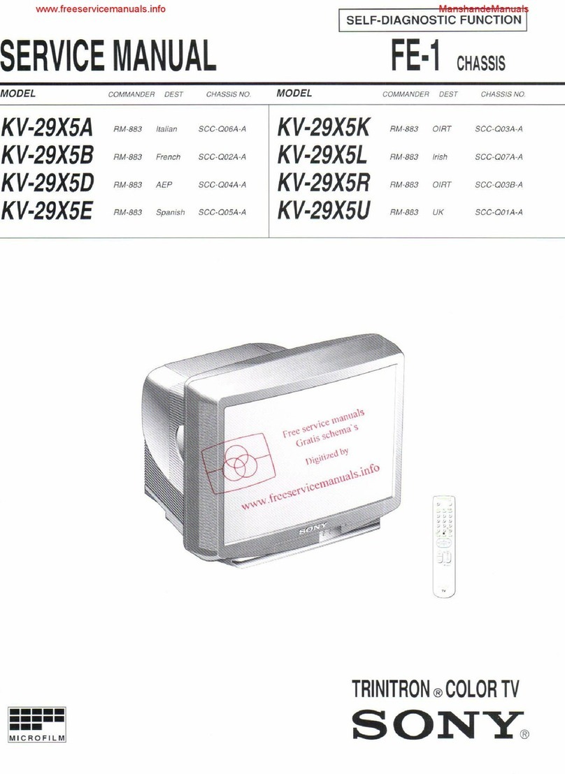 Sony KV-29X5A User manual