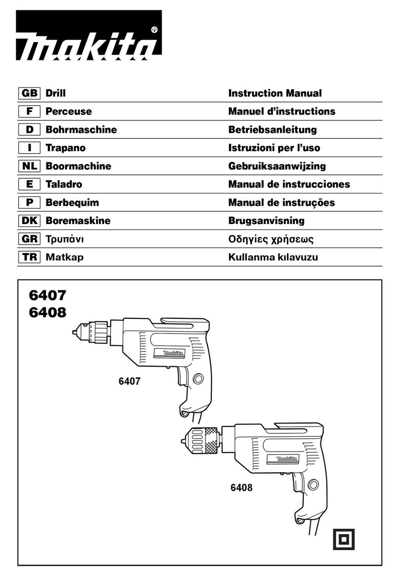 Makita 6407 User manual Makita 6407 User manual
