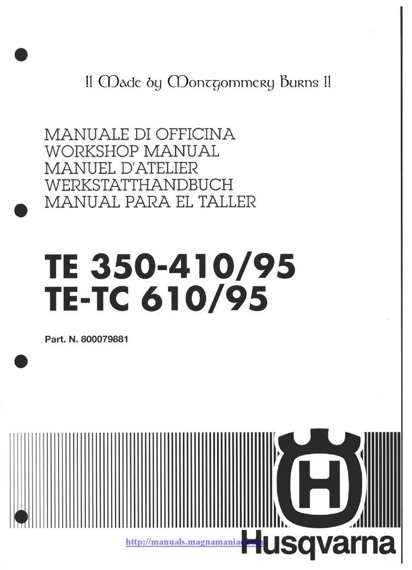 Husqvarna TE 350-410/95 Workshop manual