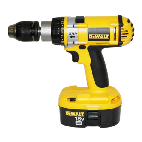 DeWalt DC980 Heavy Duty XRP user manual