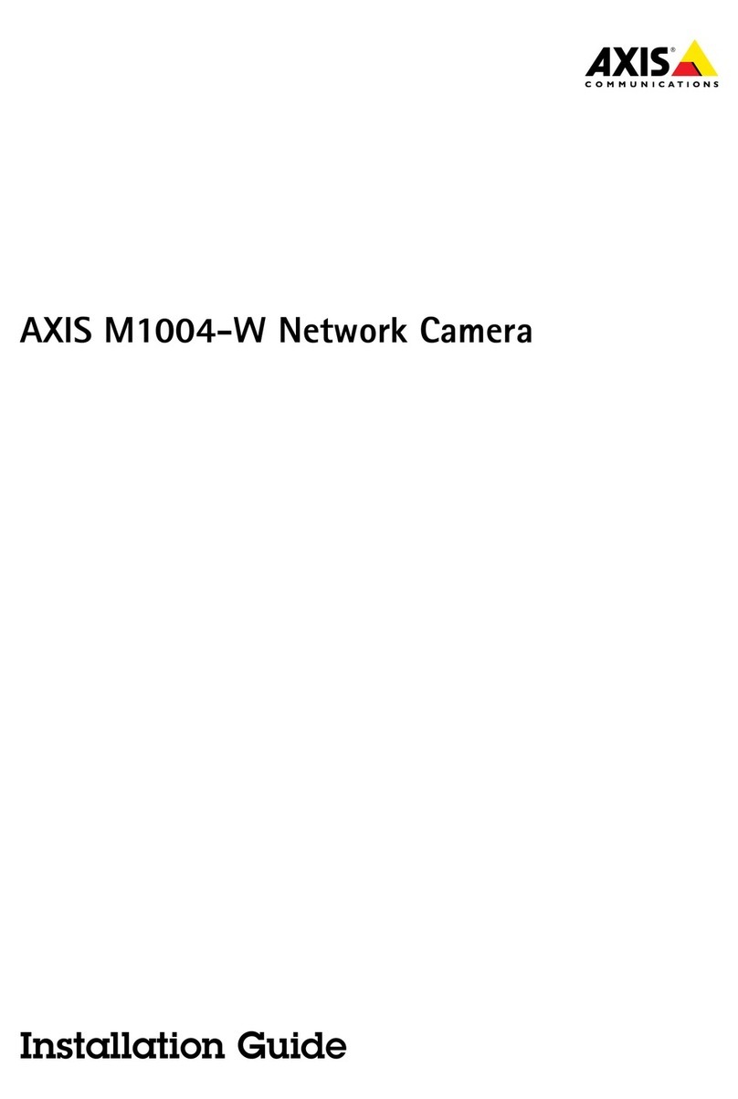 Axis AXIS M-1004W User manual