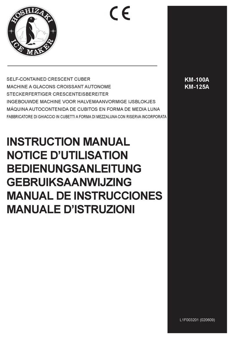 Hoshizaki KM-100A instruction manual