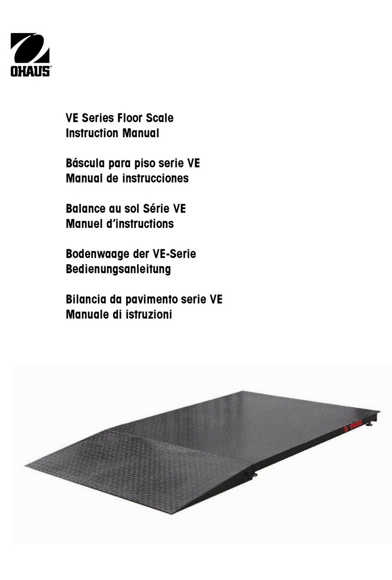 OHAUS VE Series instruction manual