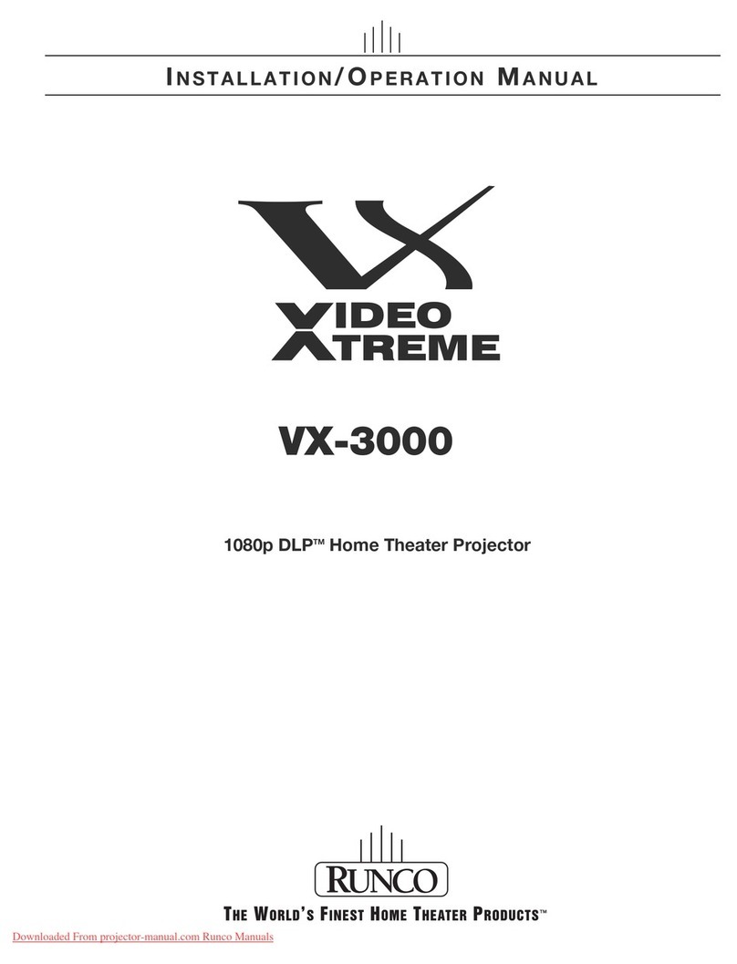 video xtreme VX-3000 Installation & operation manual