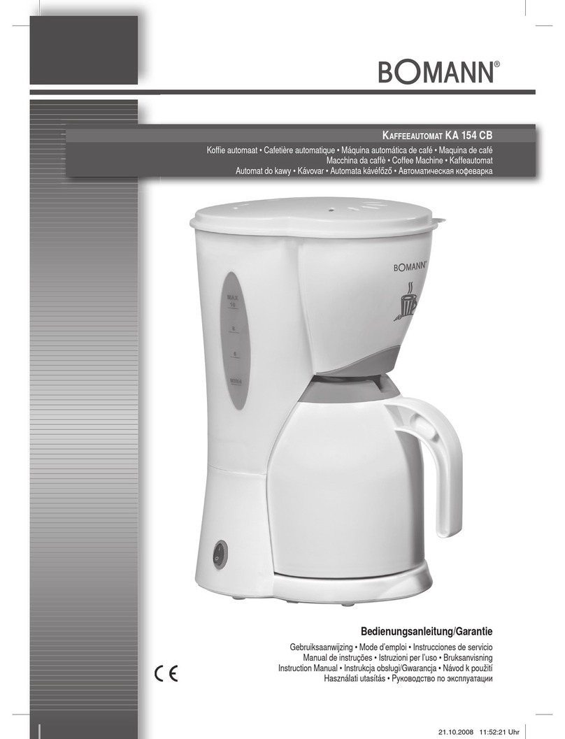 BOMANN KA 154 CB instruction manual
