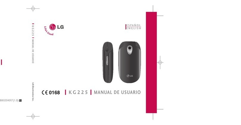 LG KG225 user guide