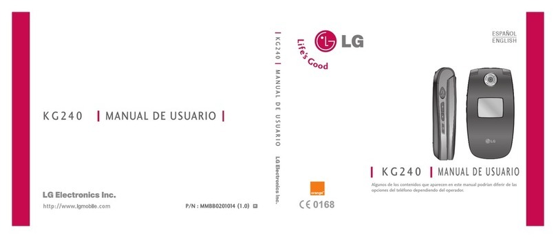LG KG240 User manual