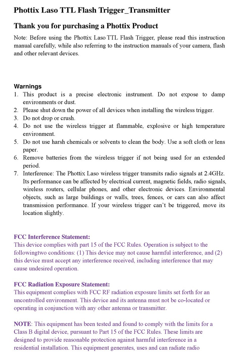 Phottix PH89092 User manual