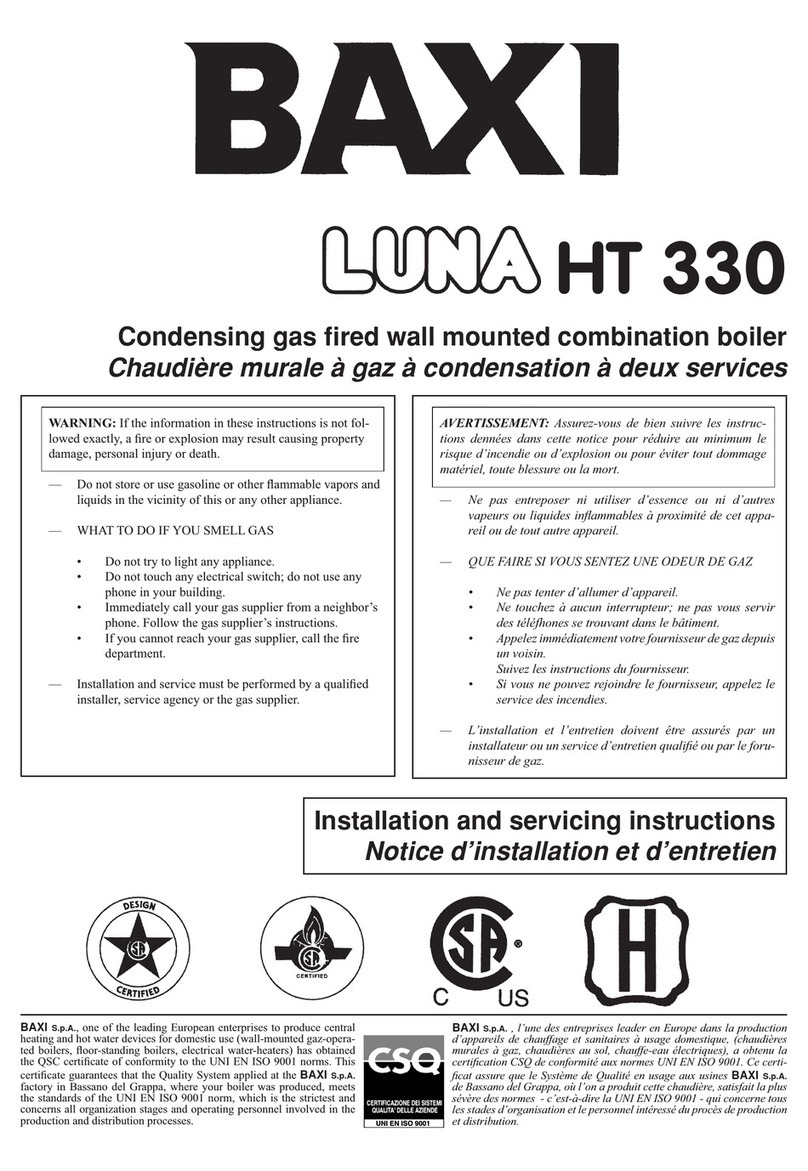 Baxi LUNA HT 330 Datasheet Baxi LUNA HT 330 Datasheet