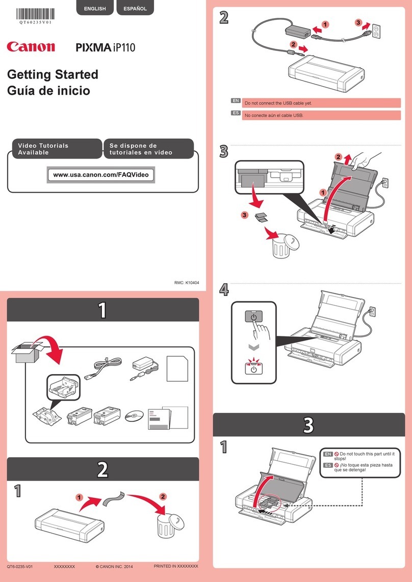 Canon Pixma iP110 series User manual