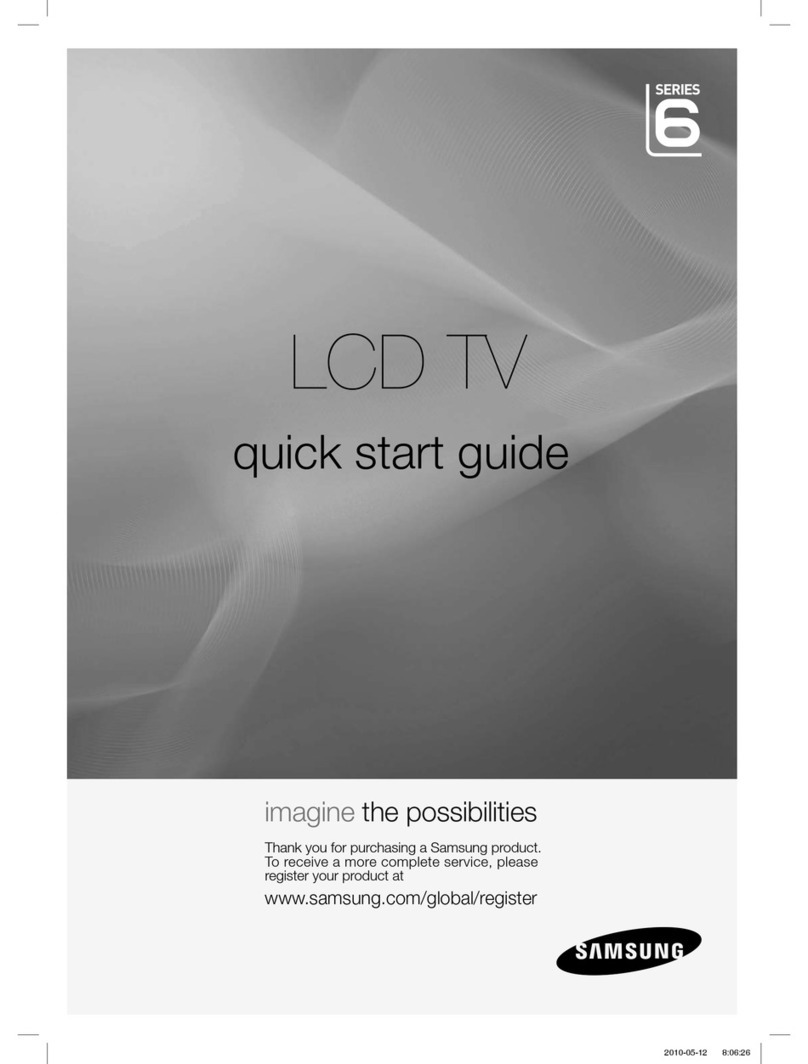 Samsung LA32C650 Series User manual