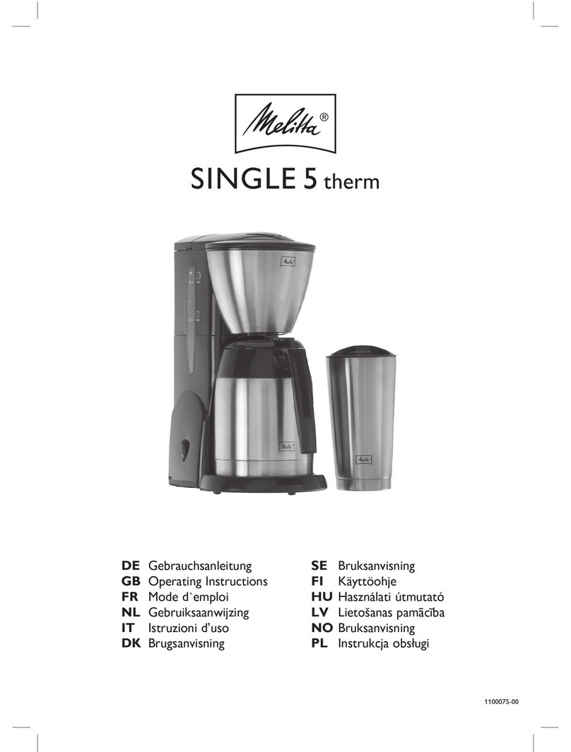 Melitta SINGLE 5 THERM User manual