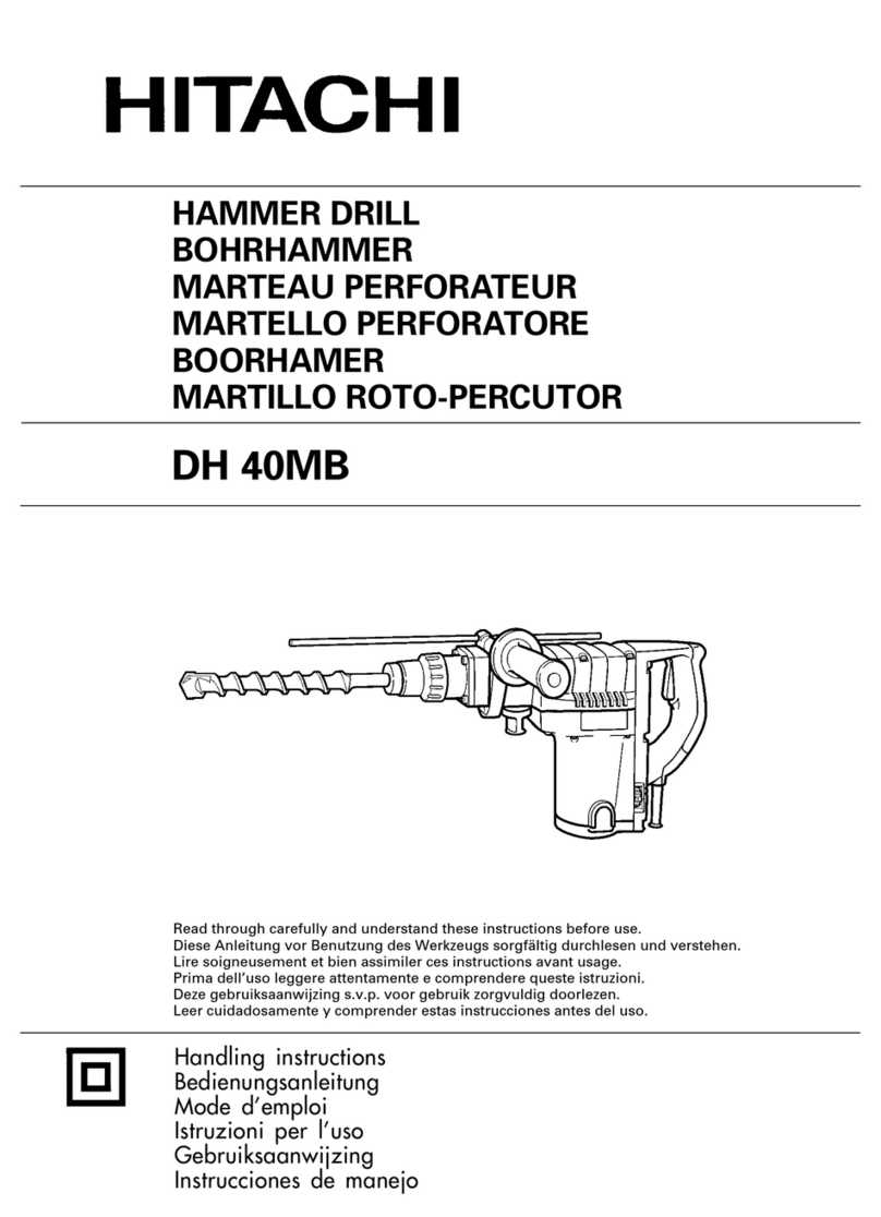 Hitachi DH40MB User manual