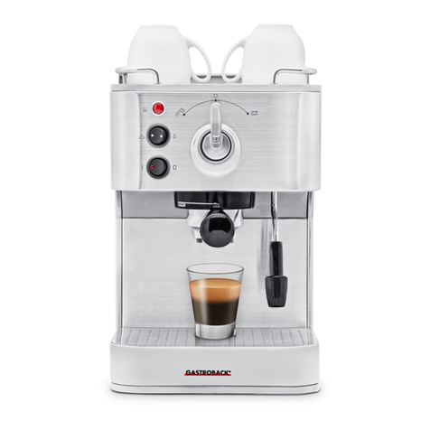 Gastroback Design Espresso Plus operating instructions