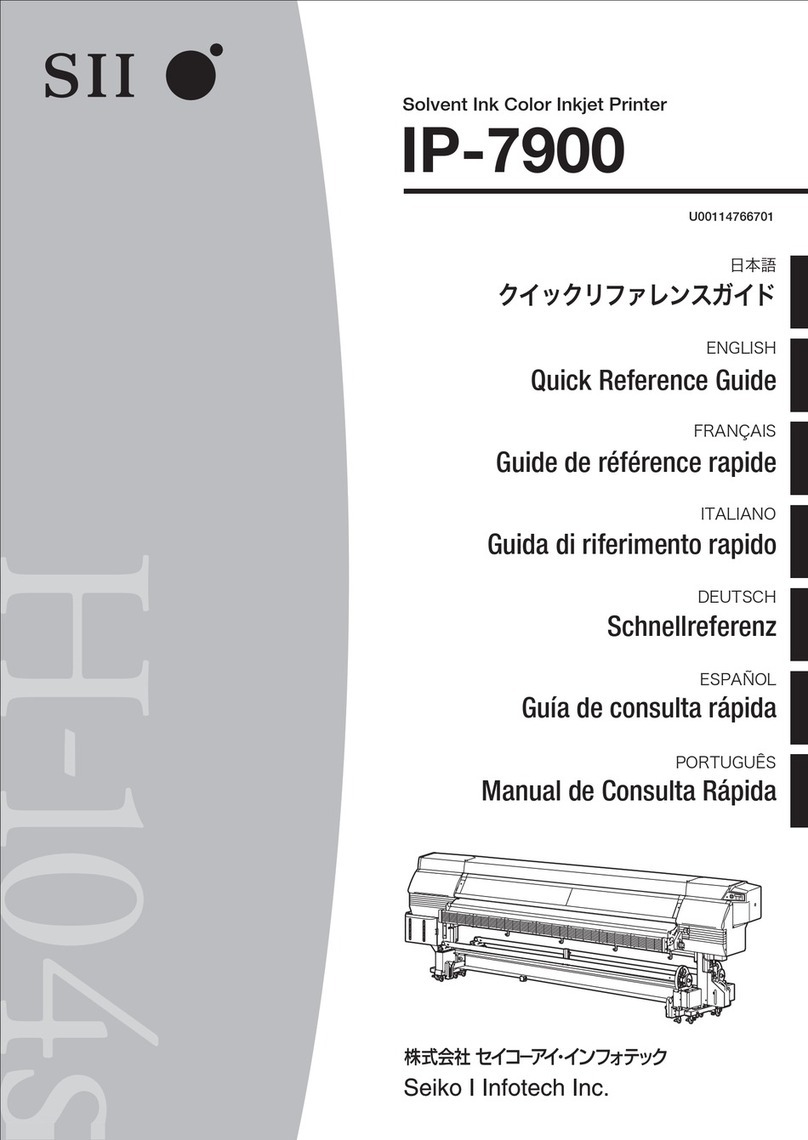 Seiko IP-7900 User manual