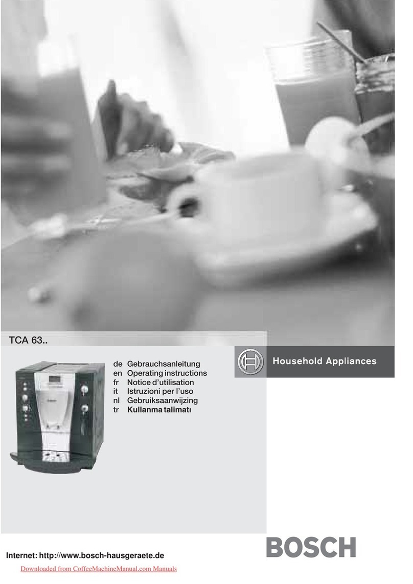 Bosch TC 63 SERIES User manual Bosch TC 63 SERIES User manual