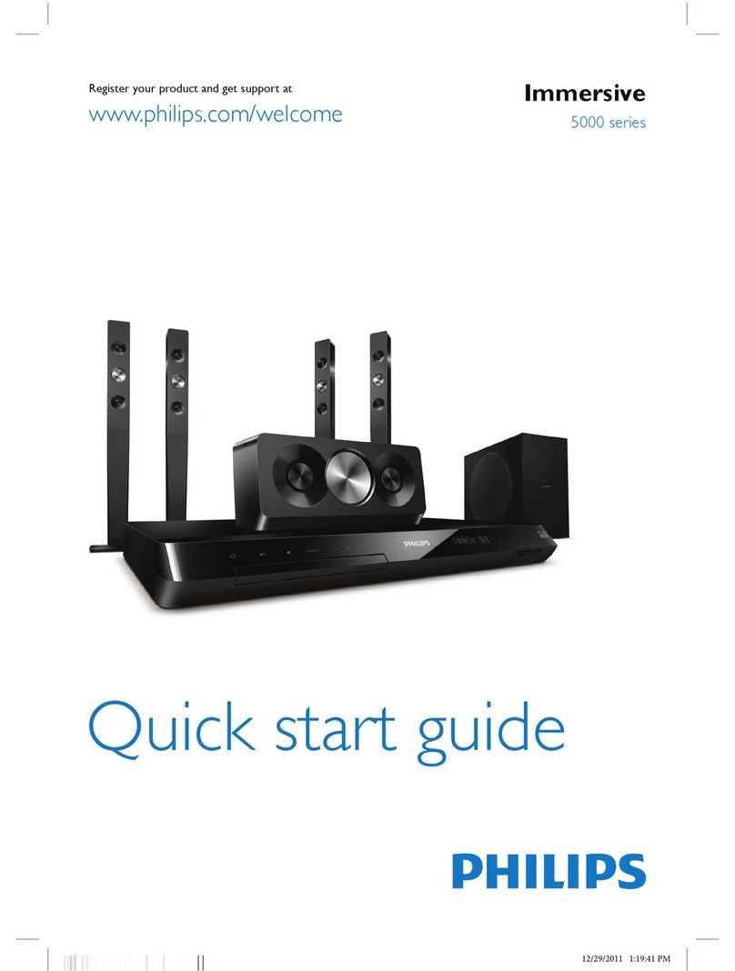 Philips 5000 series Immersive quick start guide