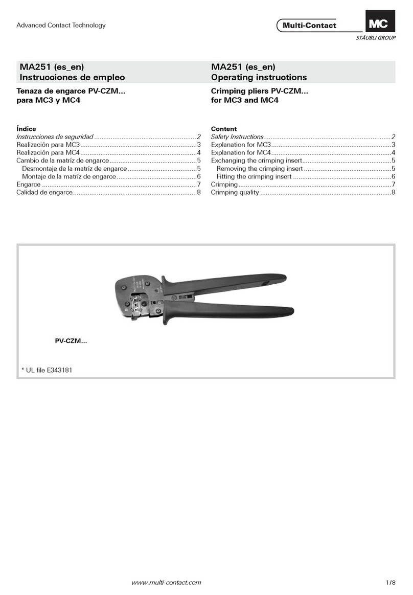 MC PV-CZM series operating instructions