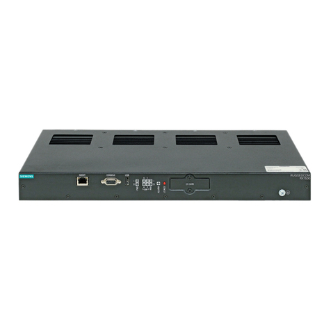 Siemens RUGGEDCOM RX1500 User manual