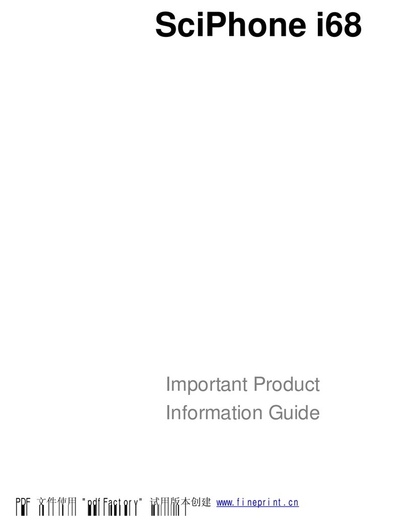 SciPhone i68 Technical manual