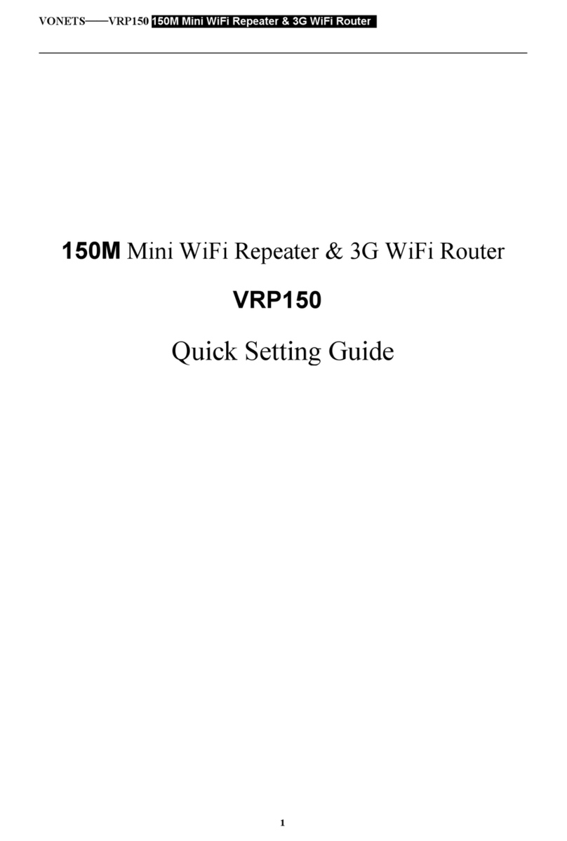 Vonets VRP150 Quick setting guide
