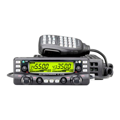 Icom IC-2725E User manual