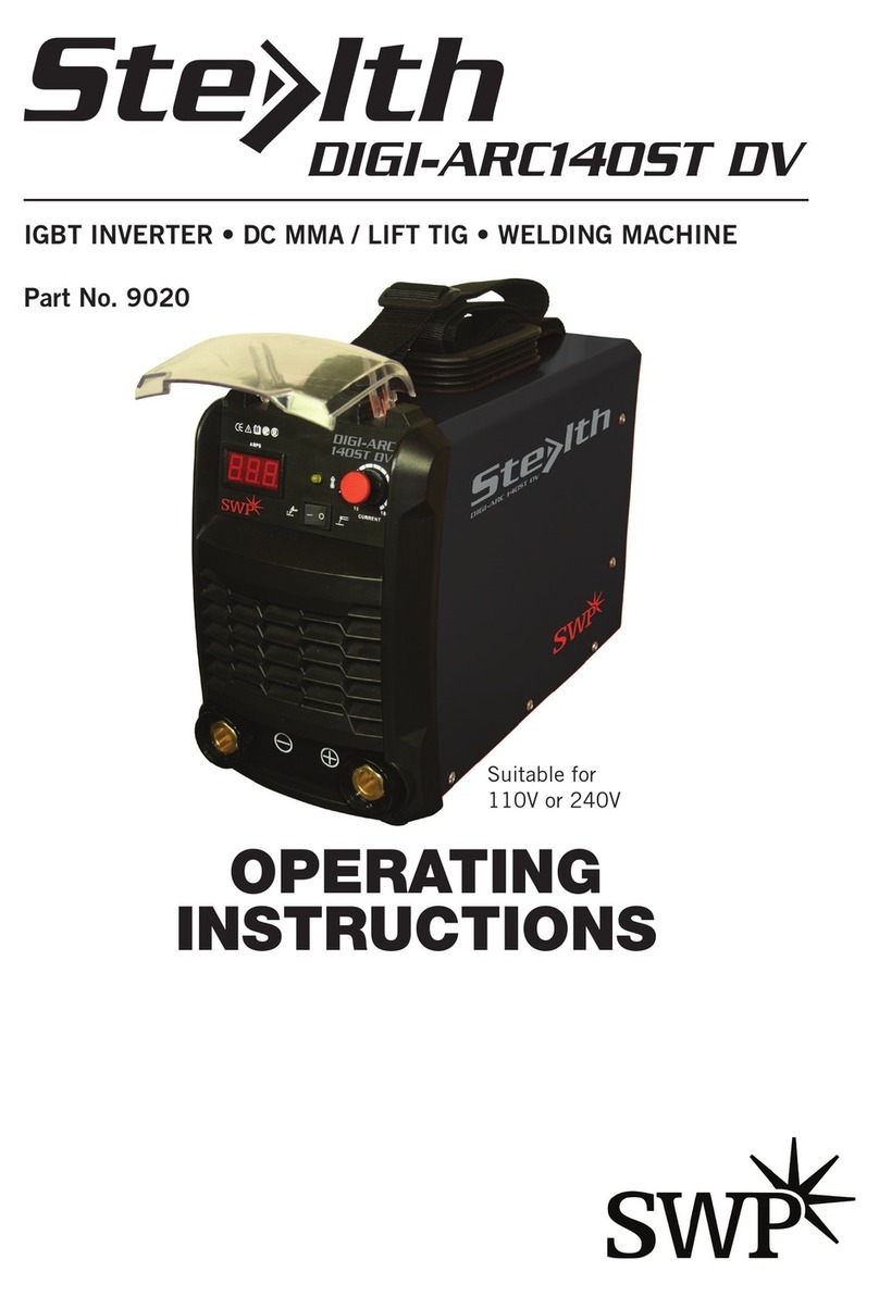 Stealth DIGI-ARC140ST DV operating instructions