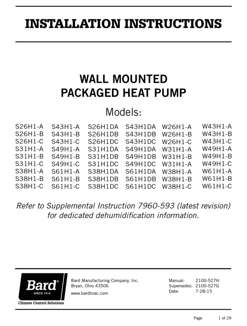 Bard S26H1-A User manual