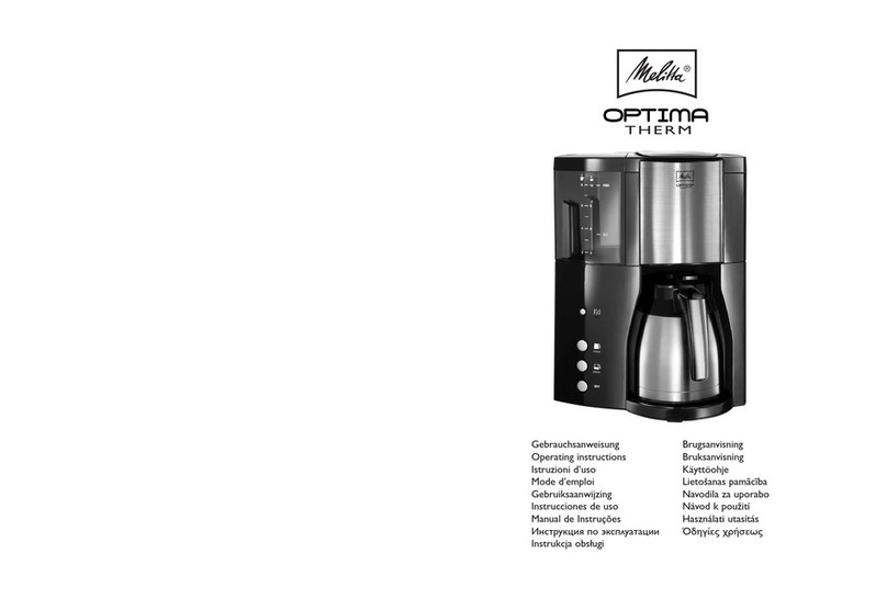 Melitta Optima Therm User manual