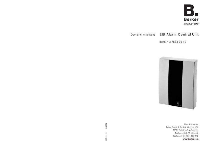Berker EIB User manual
