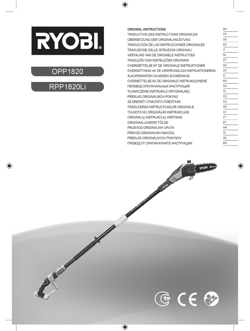 Ryobi OPP1820 Original instructions