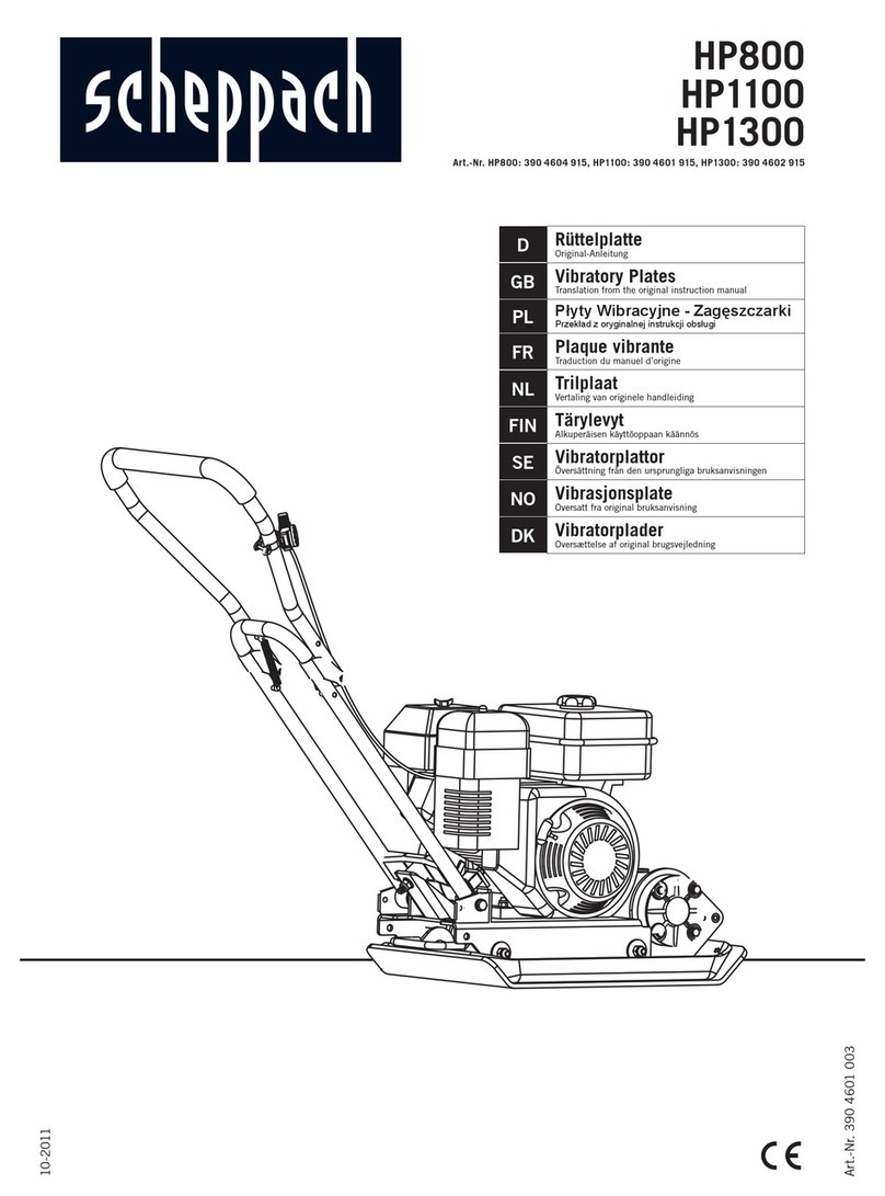 Scheppacha HP800 Original instruction manual