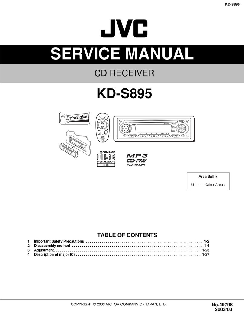 JVC KD-S895 User manual