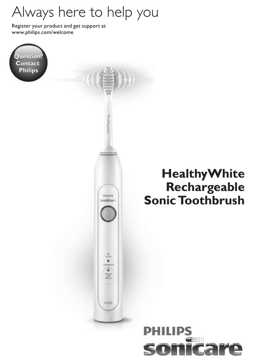 Philips Sonicare HealthyWhite HX6711/02 user manual