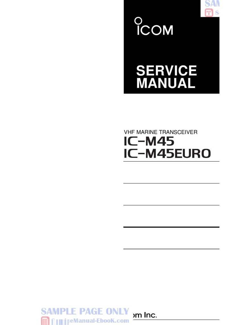 Icom IC-M45 User manual