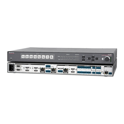 Extron electronics in1608 series Setup guide