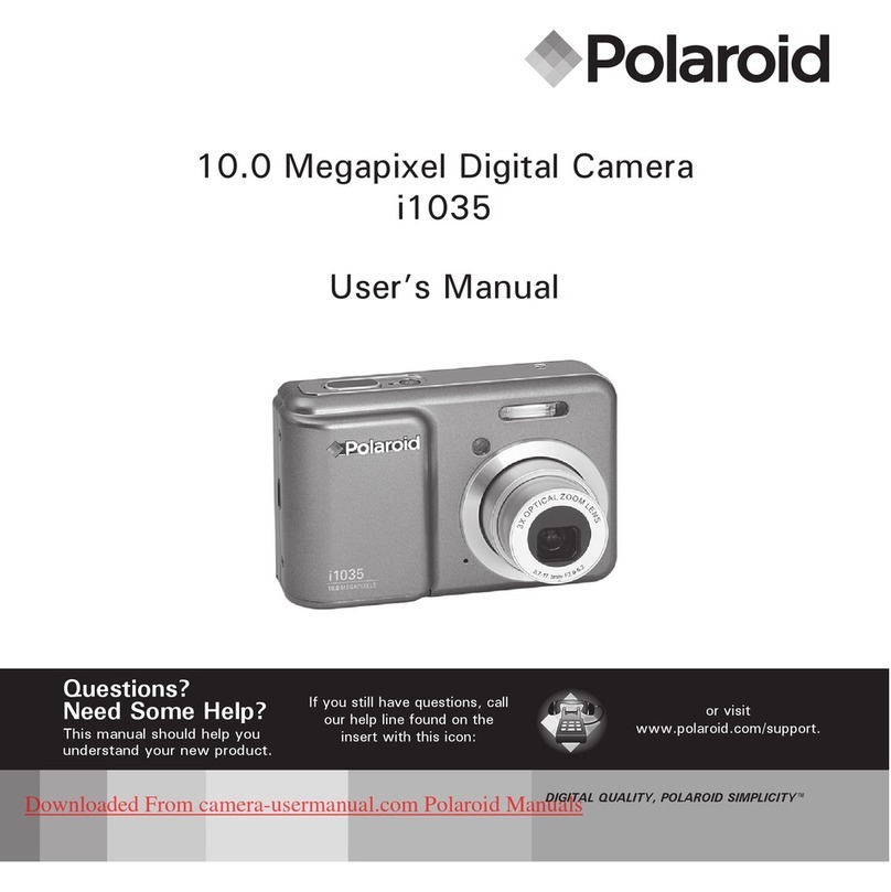 Polaroid I1035 - Digital Camera - Compact User manual