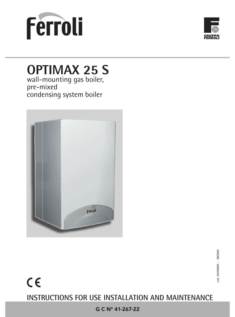 Ferroli OPTIMAX 25 S Troubleshooting guide