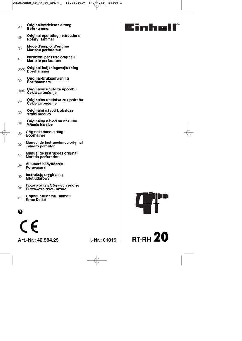EINHELL RT-RH 20 Original operating instructions
