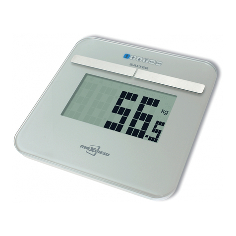 Salter Maxview Analyser 9152 User manual