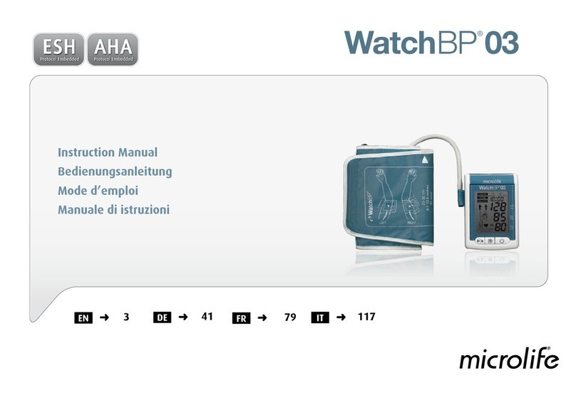 Microlife WatchBP 03 User manual