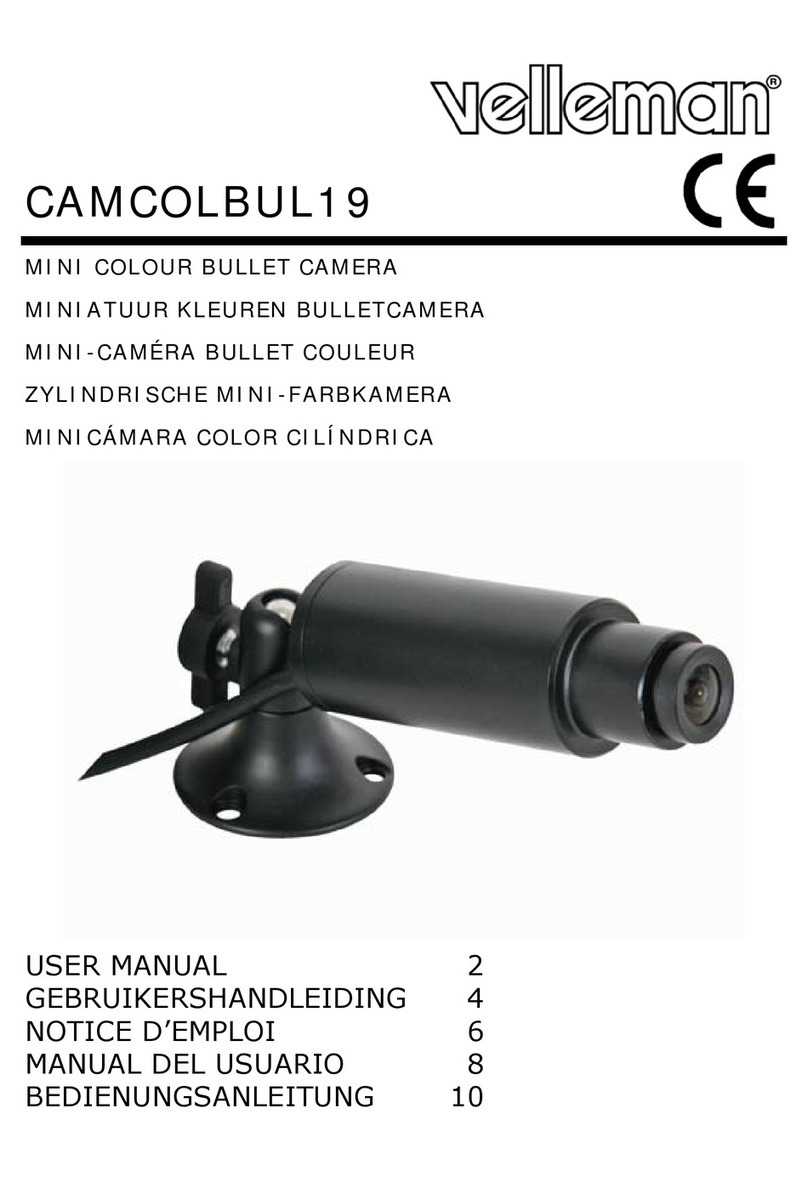 Velleman CAMCOLBUL19 user manual