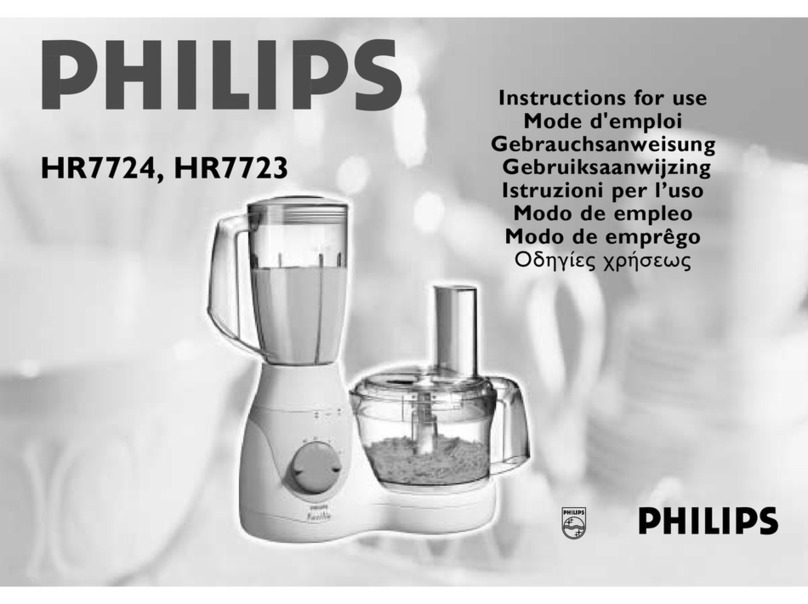 Philips HR7724 Instructions for use