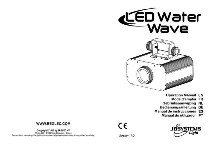 JB Systems Light LED Waterwave User manual