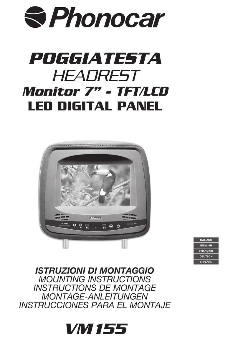 Phonocar VM 155 User manual