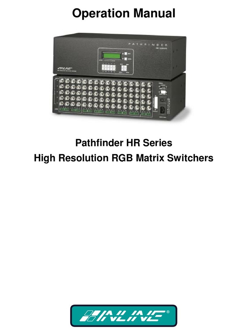 Inline HR series Operation manual